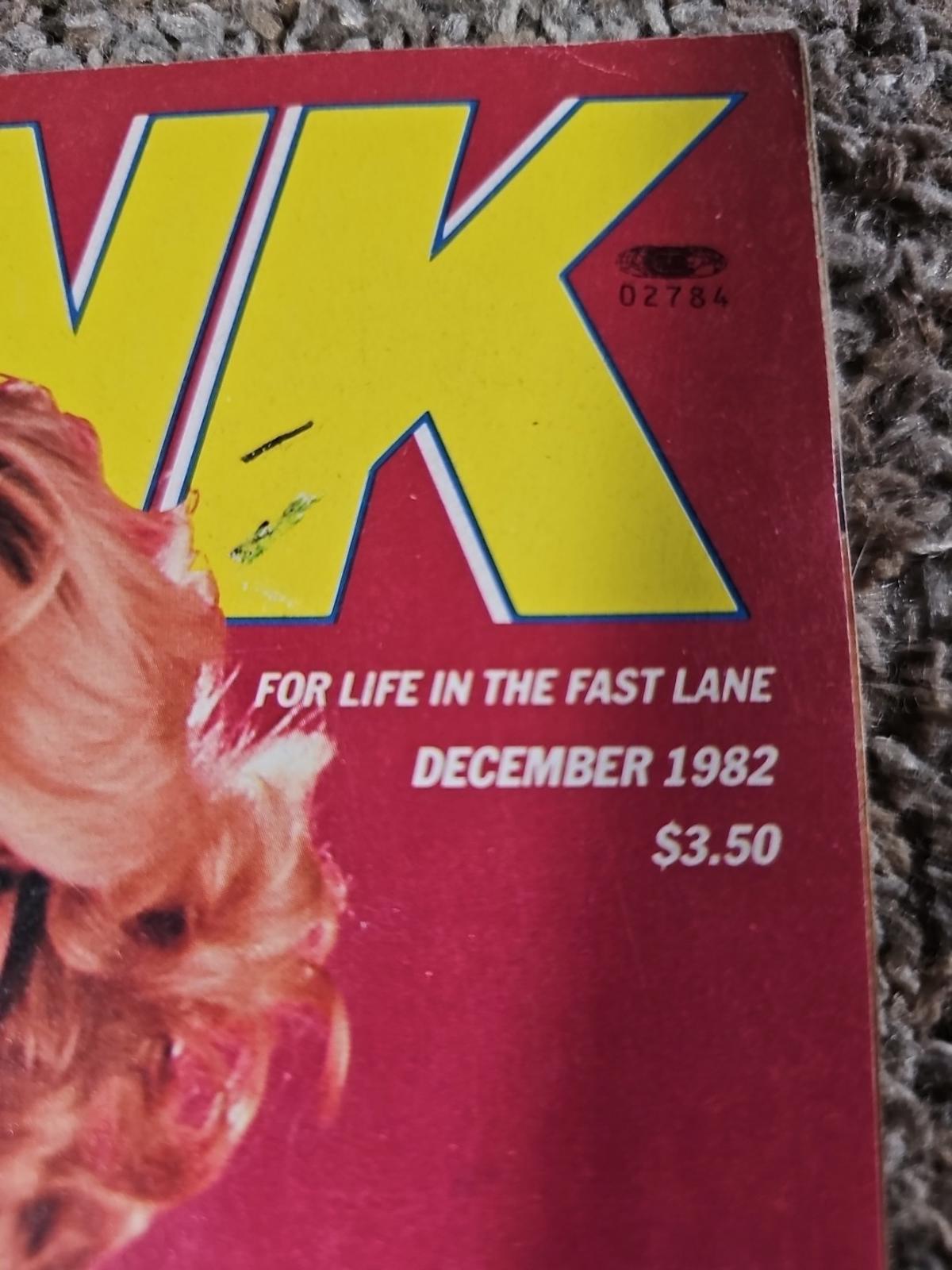SWANK Vintage Magazine December 1982