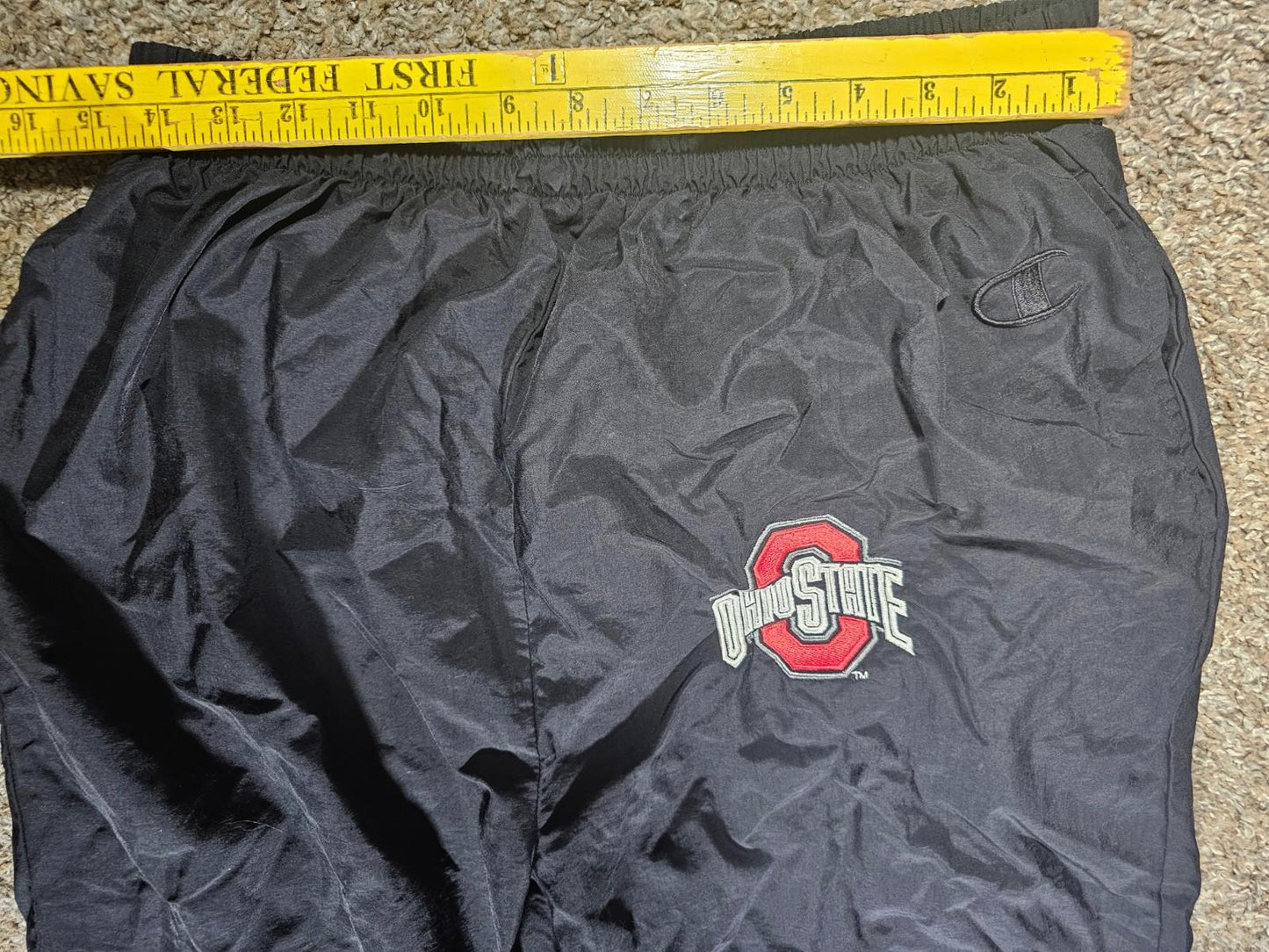 Champion Ohio State Buckeyes Lined Track Pants Ankle Zip