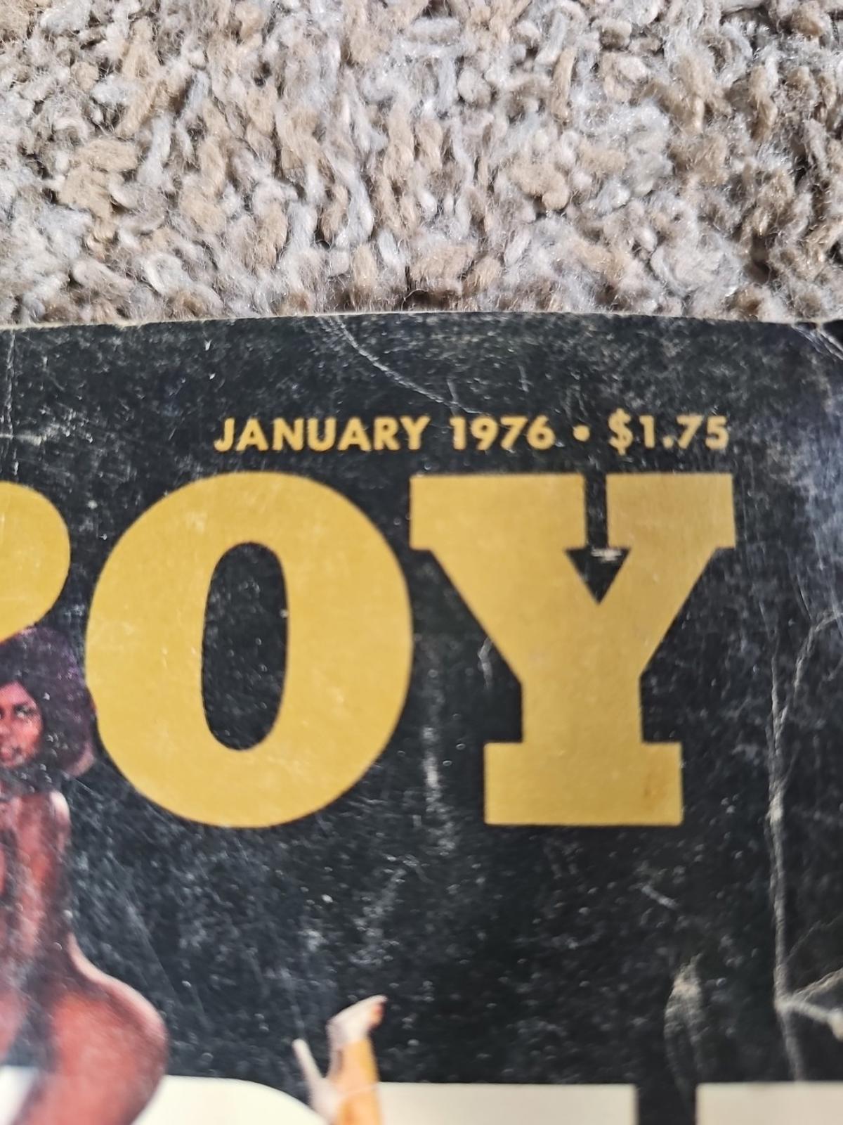 PLAYBOY JANUARY 1976 SPECIAL HOLIDAY ANNIVERSARY ISSUE With Elton John Interview