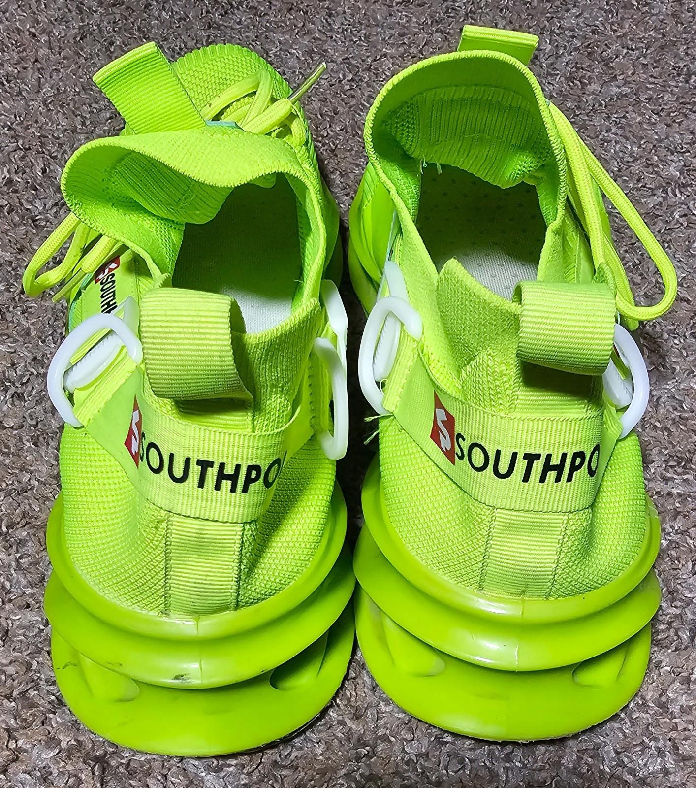 Southpole Athletic Shoes Men's Size 13 Rare NEON Green!