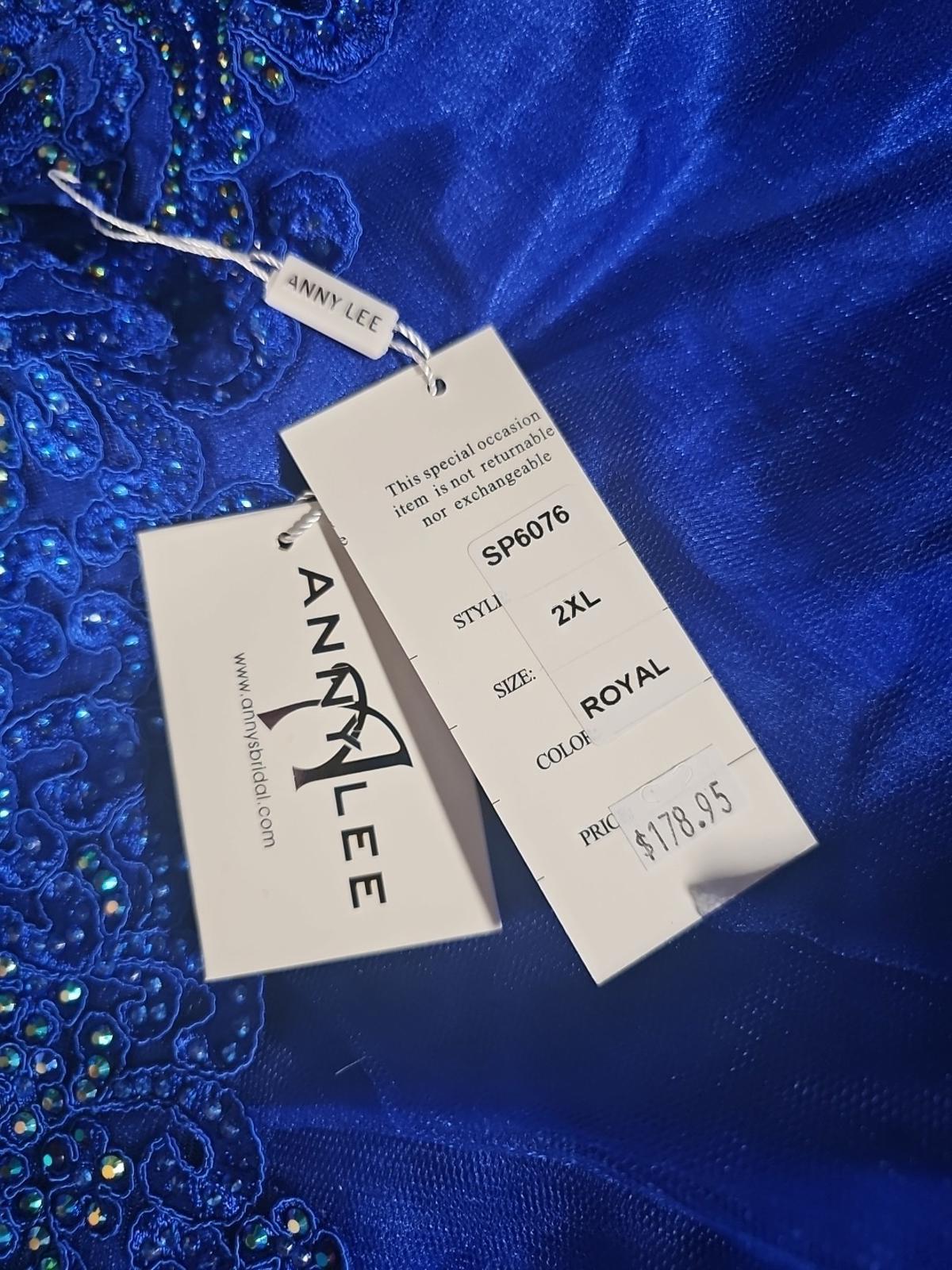 Anny Lee Bridal SP6076 2XL Royal Blue Dress