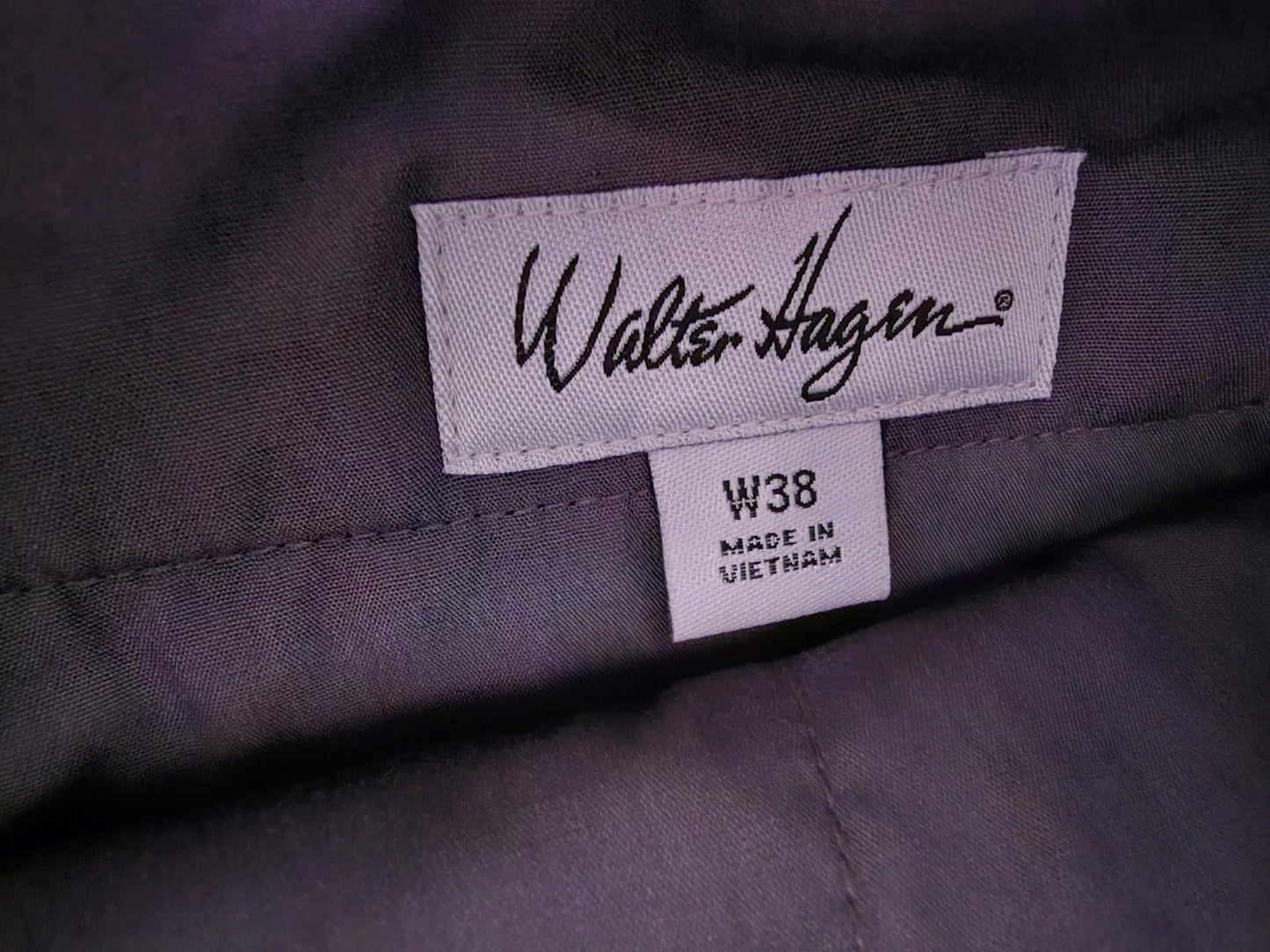 Walter Hagen shorts size 38 gray Green plaid golf mens