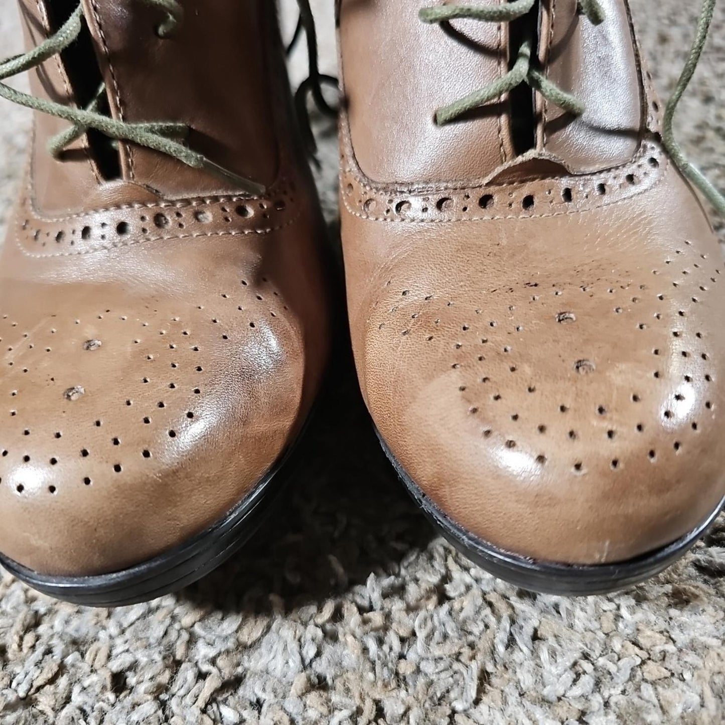 Franco Sarto 11M Wingtip Heel Dress Shoes