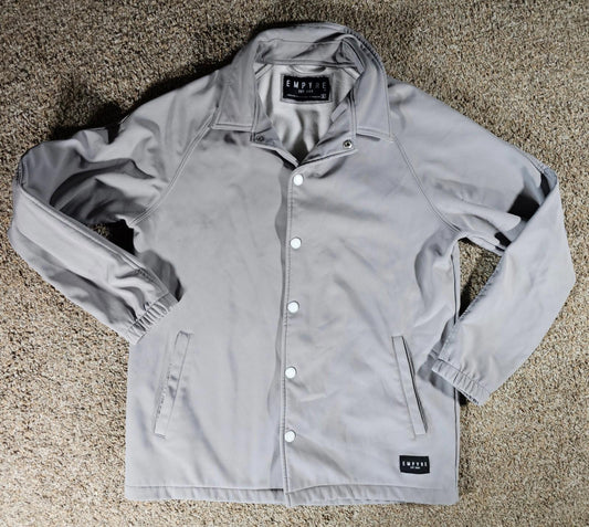 Empyre men's S gray snap Button jacket Skater