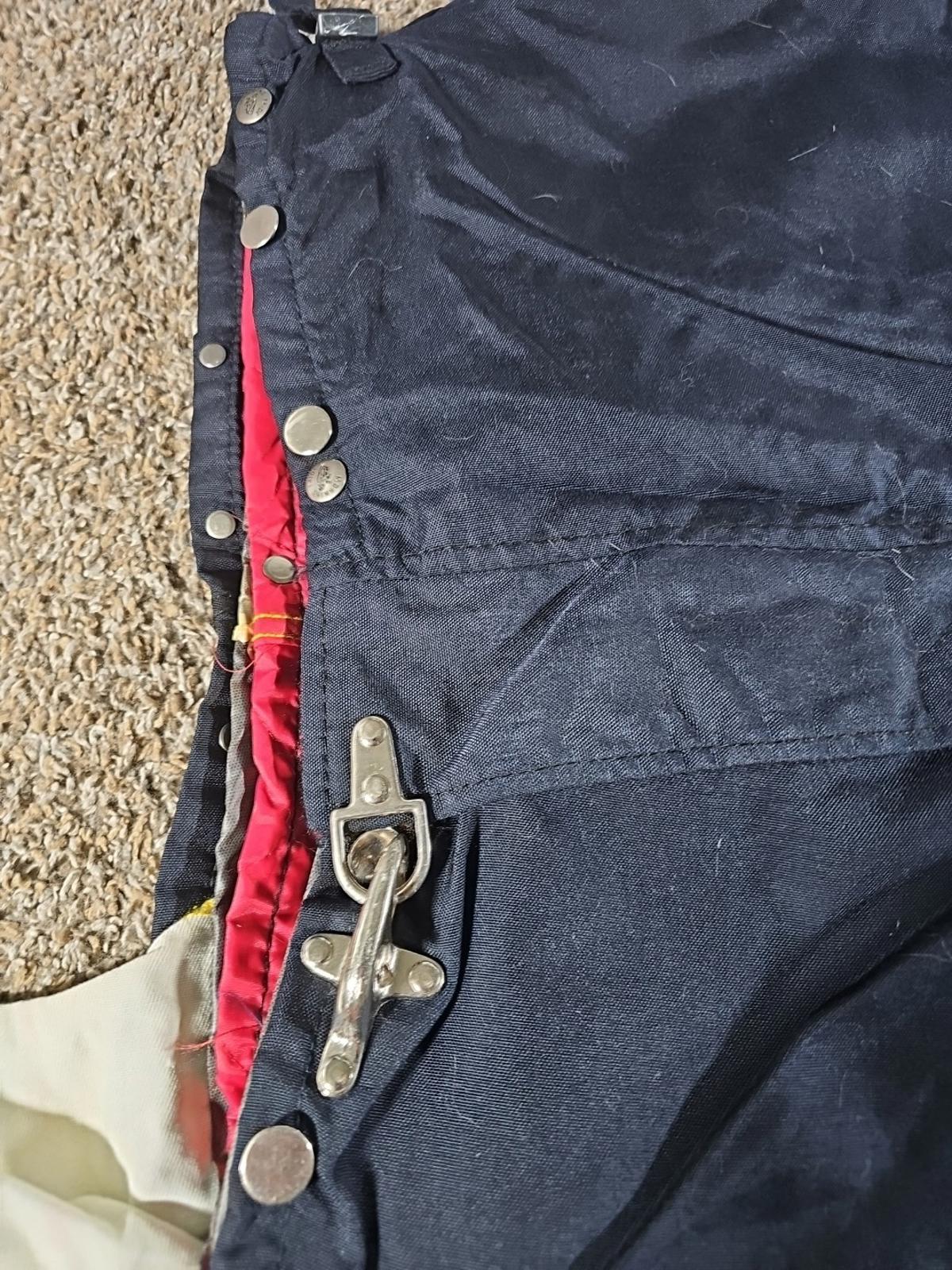VINTAGE Morning Pride Firefighter Pants 44x32 Blue Turnout Bunker Pant Lined