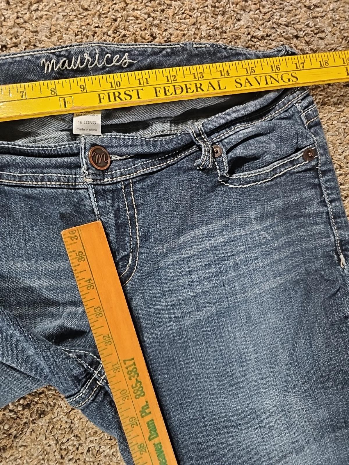 Maurices 16 Long Bootcut Jeans