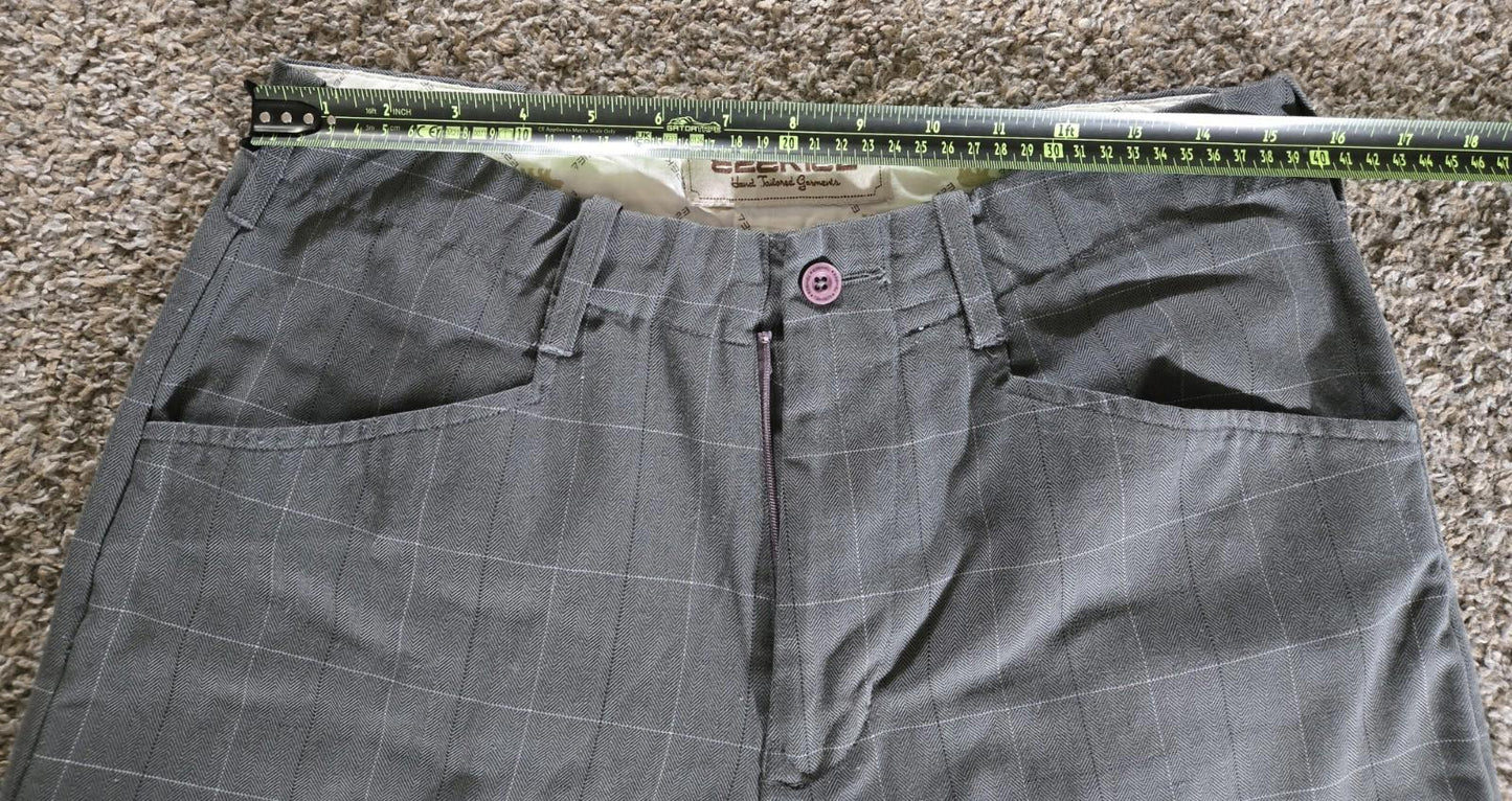 Ezekiel Hand Tailored Garments Plaid Shorts Size 32