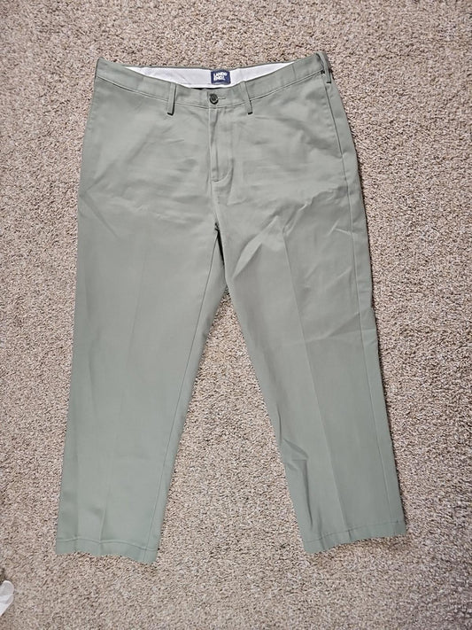 Lands End Sz 38 Traditional Fit Green Pants