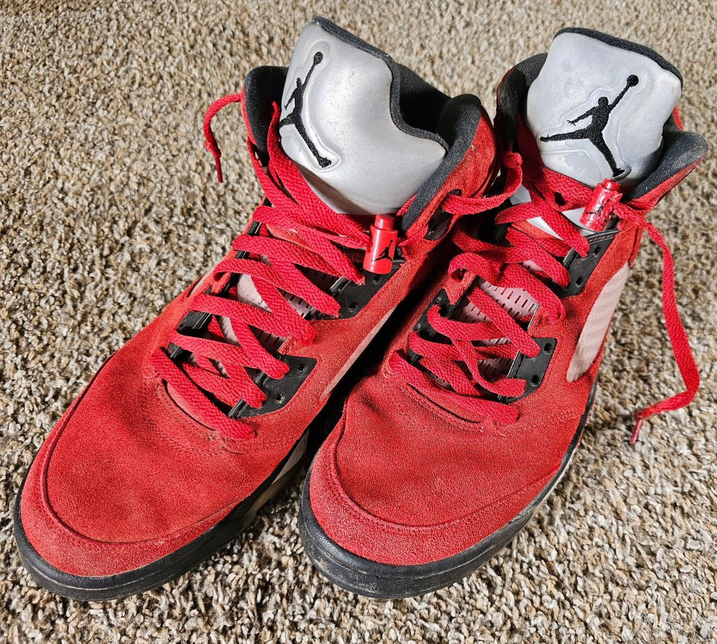 Air Jordan 5 Retro Raging Bull Red Suede 2021 DD0587-600  12