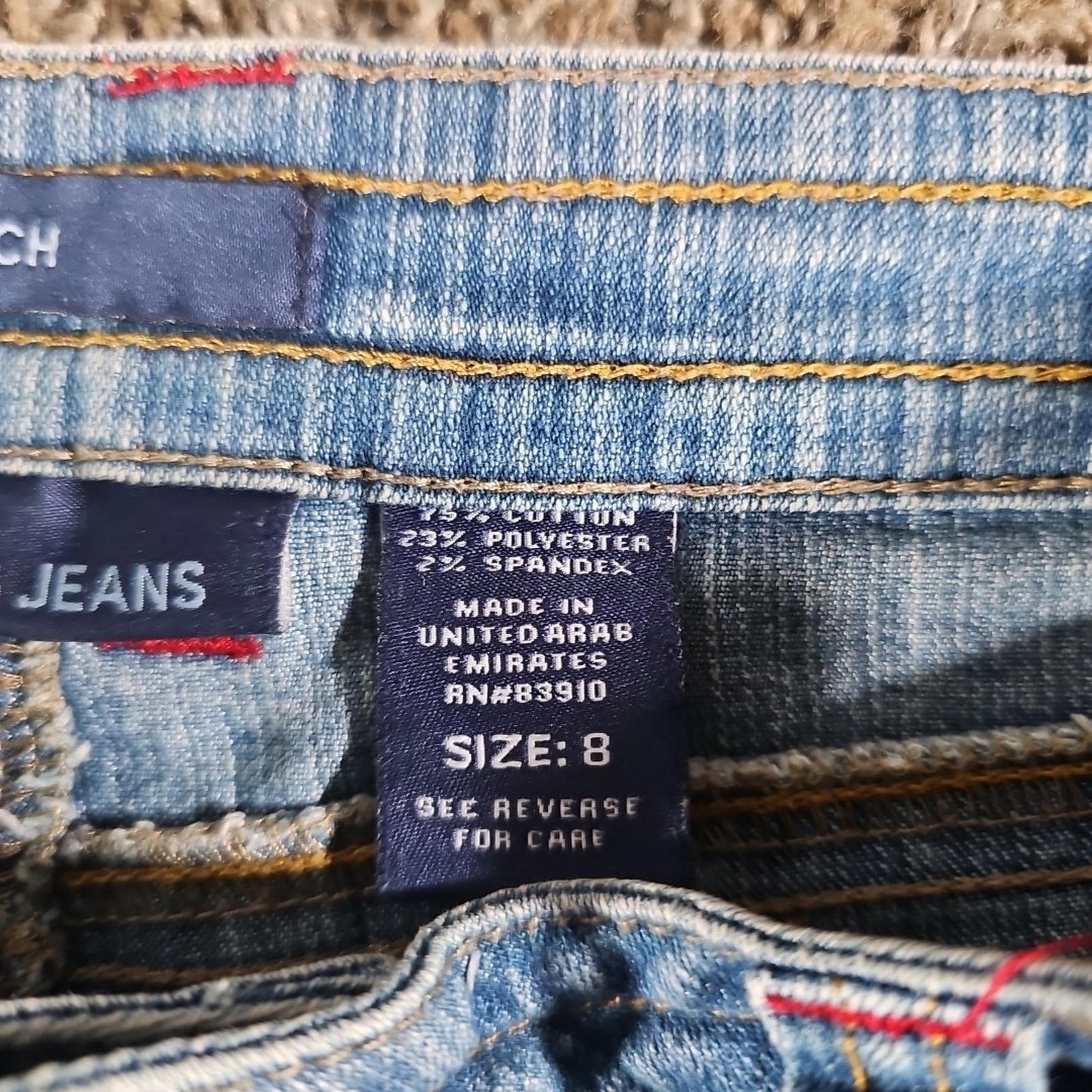Bill Blass Stretch Jeans Sz 8 Shorts