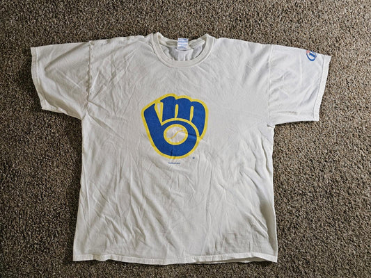 2008 MLB Milwaukee Brewers Miller Lite Tshirt XL