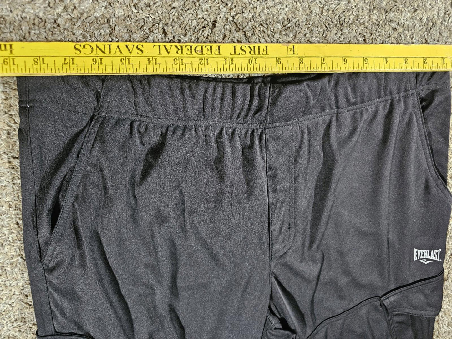 Everlast XXL Black Boxing Athletic Pants Drawstring