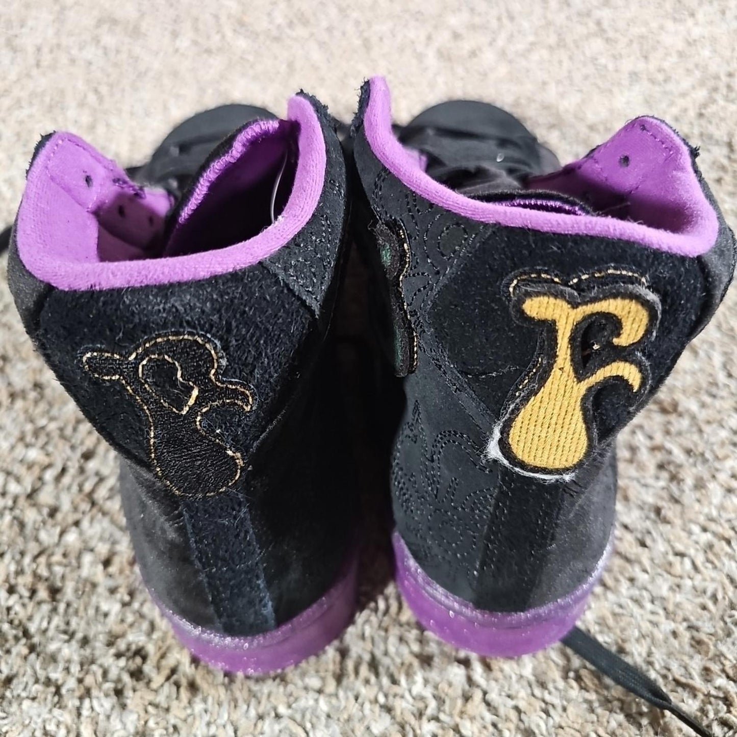 Size 11 - Joe Freshgoods JFG x Converse Pro Leather High Black Purple 170645C