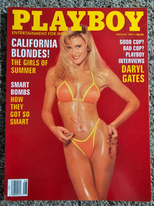 Play Boy Magazine August 1991