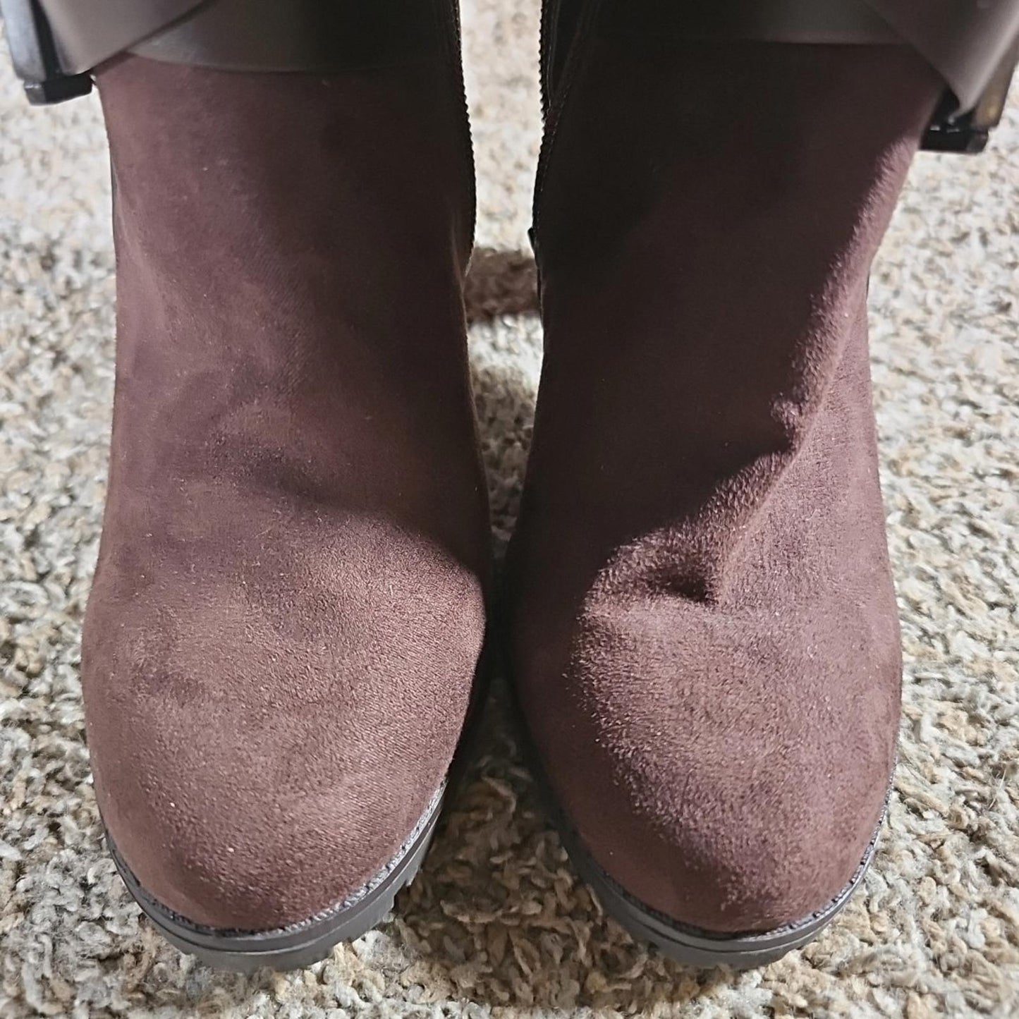 Apt. 9 Defined Comfort Manager Brown 6½ Faux Suede Boots