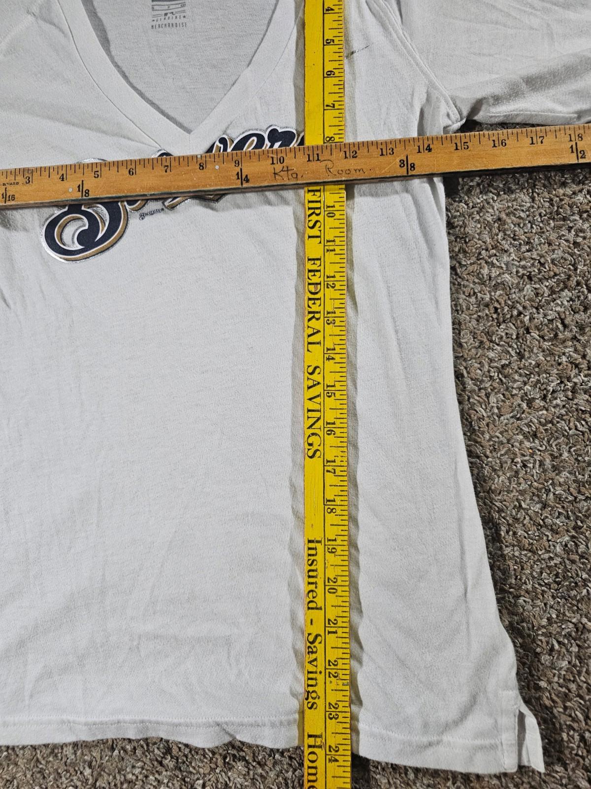 Nike MLB Genuine Merchandise Milwaukee Brewers Vneck S 2013