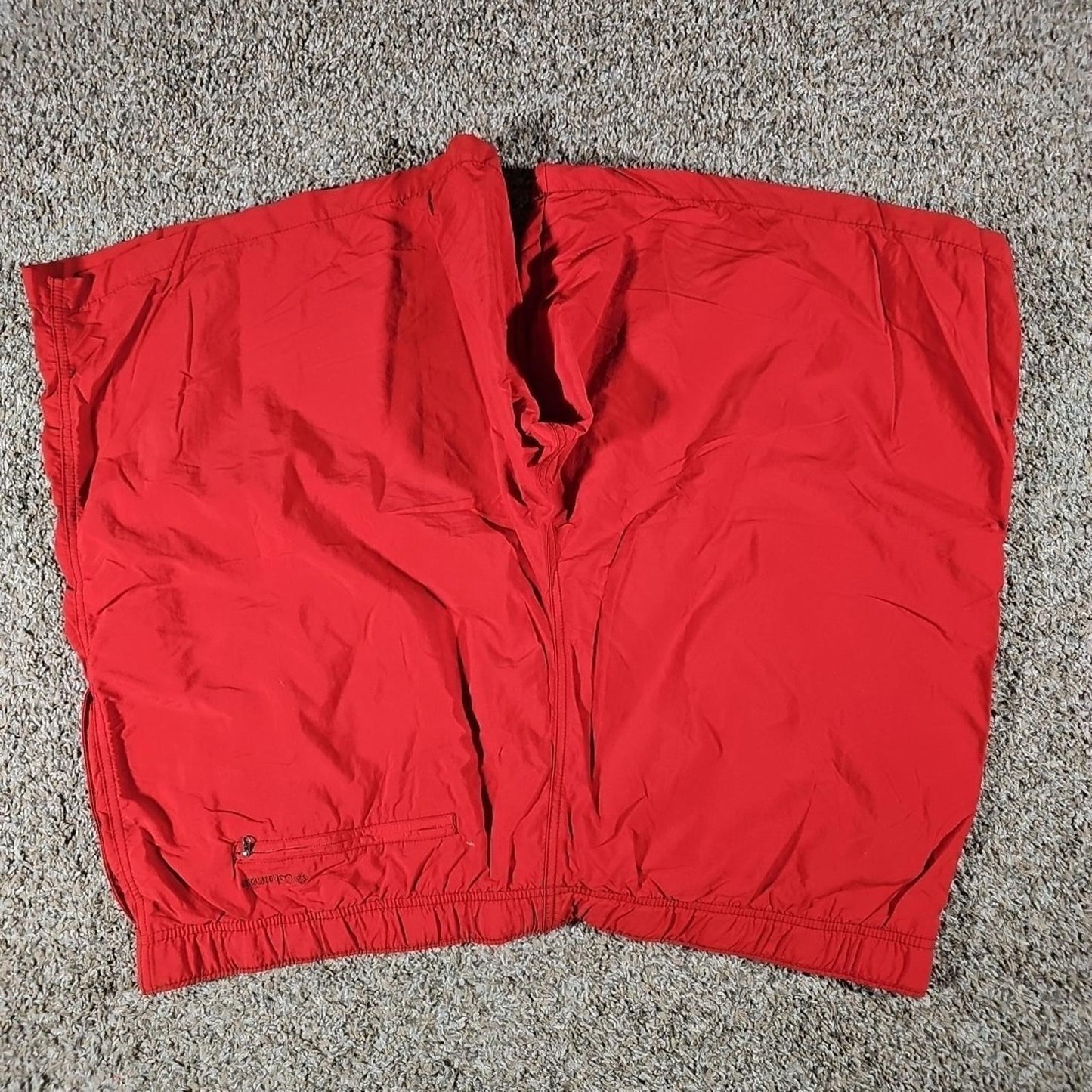 Columbia Omnishade 3X Belted Red Shorts