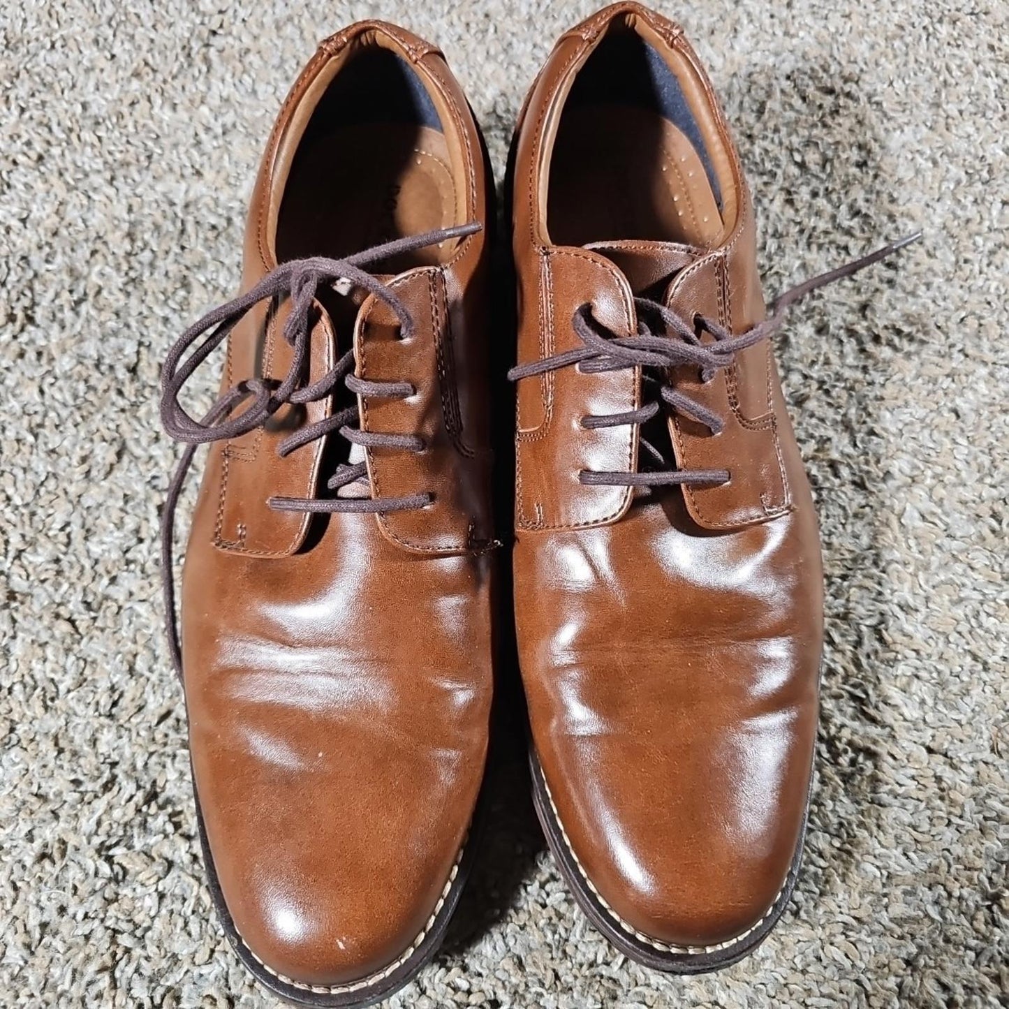 Dockers 90-36896 10M Brown Oxford Dress Shoes