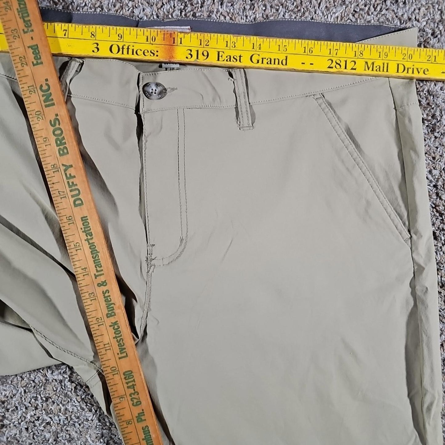 Original Weatherproof Vintage Trail Shorts Sz 40 Khaki