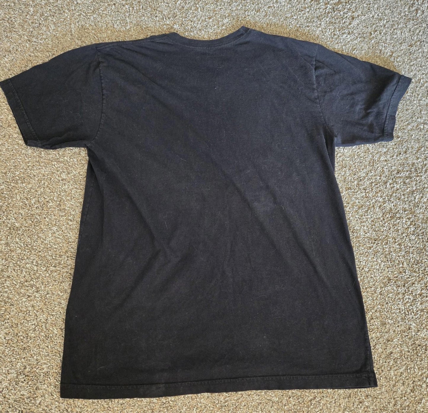 Black Bontraeger Men's T-Shirt With Yellow Writing