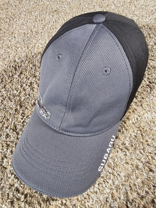 Subaru Impreza Hat Cap Gray Black Adjustable Strapback