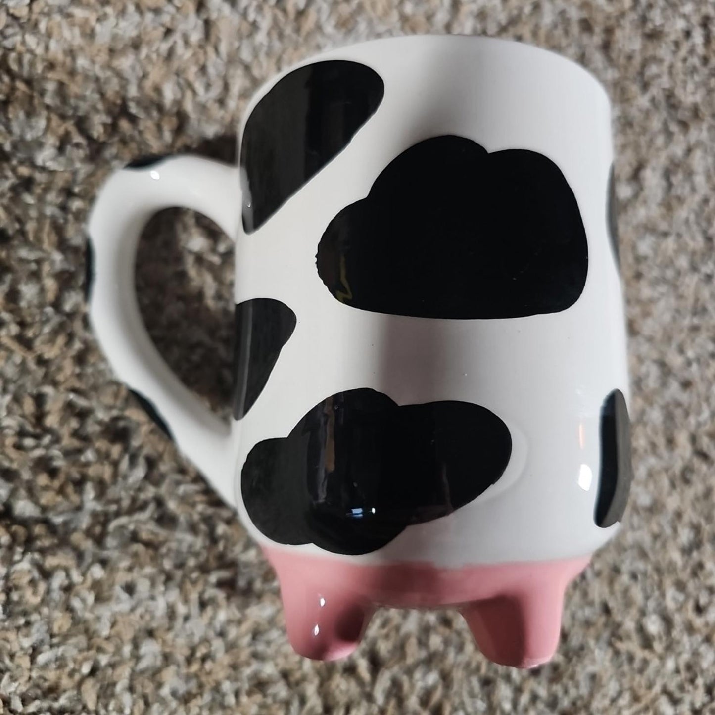 Boston Warehouse Ancona 2 - Lou Henry Udderly Cow Ceramic Coffee Tea Mug Nonslip