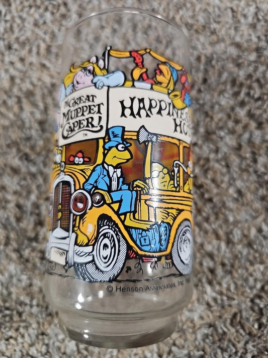 McDonalds 1981 The Great Muppet Caper Happiness Hotel Drinking Glass Vintage