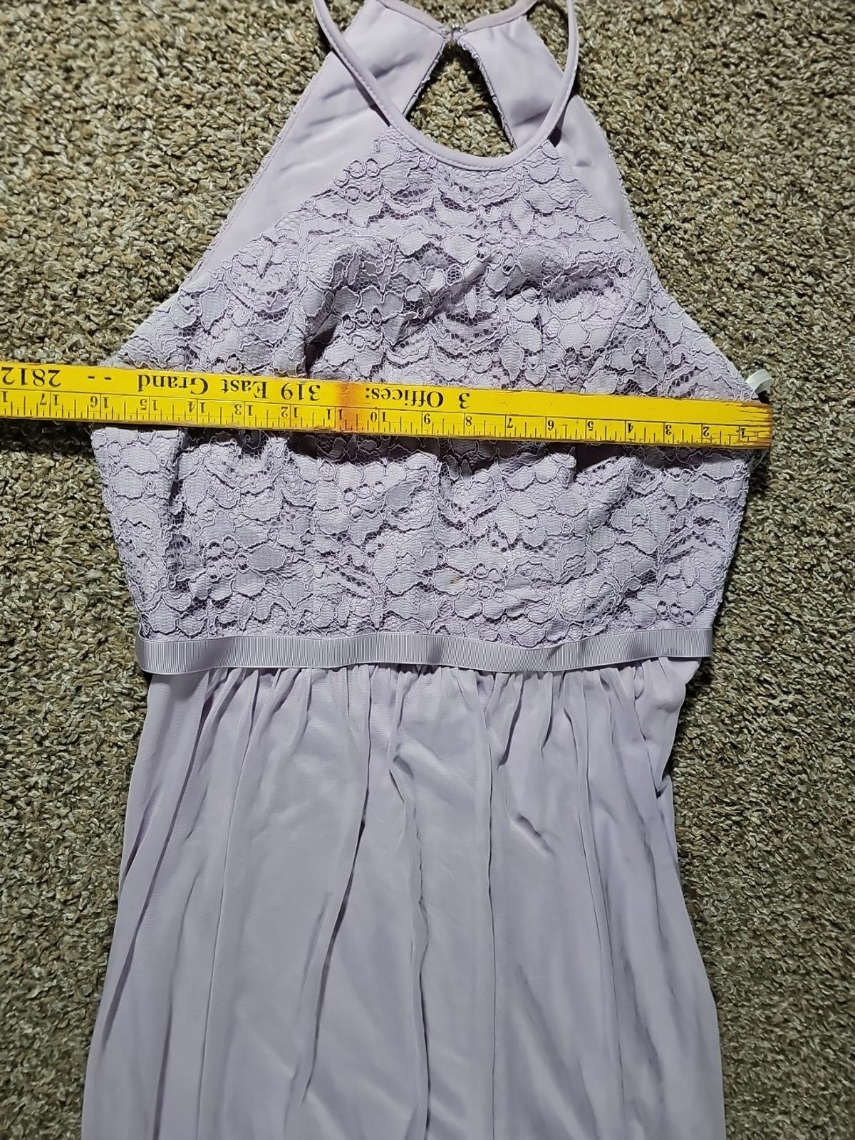Davids Bridal Sz 10 Purple Dress