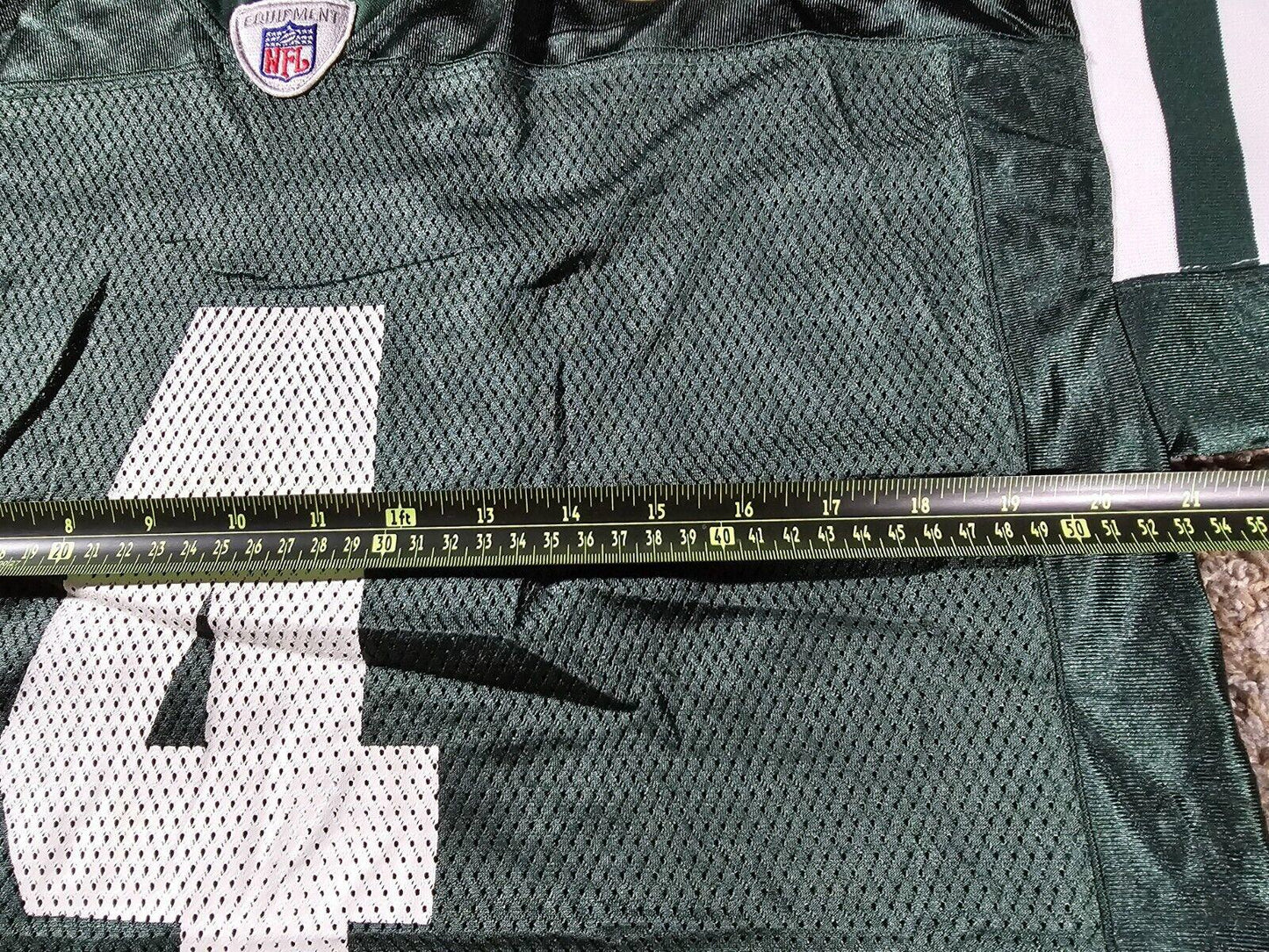 Brett Favre #4 New York Jets NFL Reebok Rbk Jersey M Green