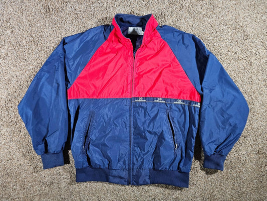 cannon activewear north american fullzip jacket XL Red Blue