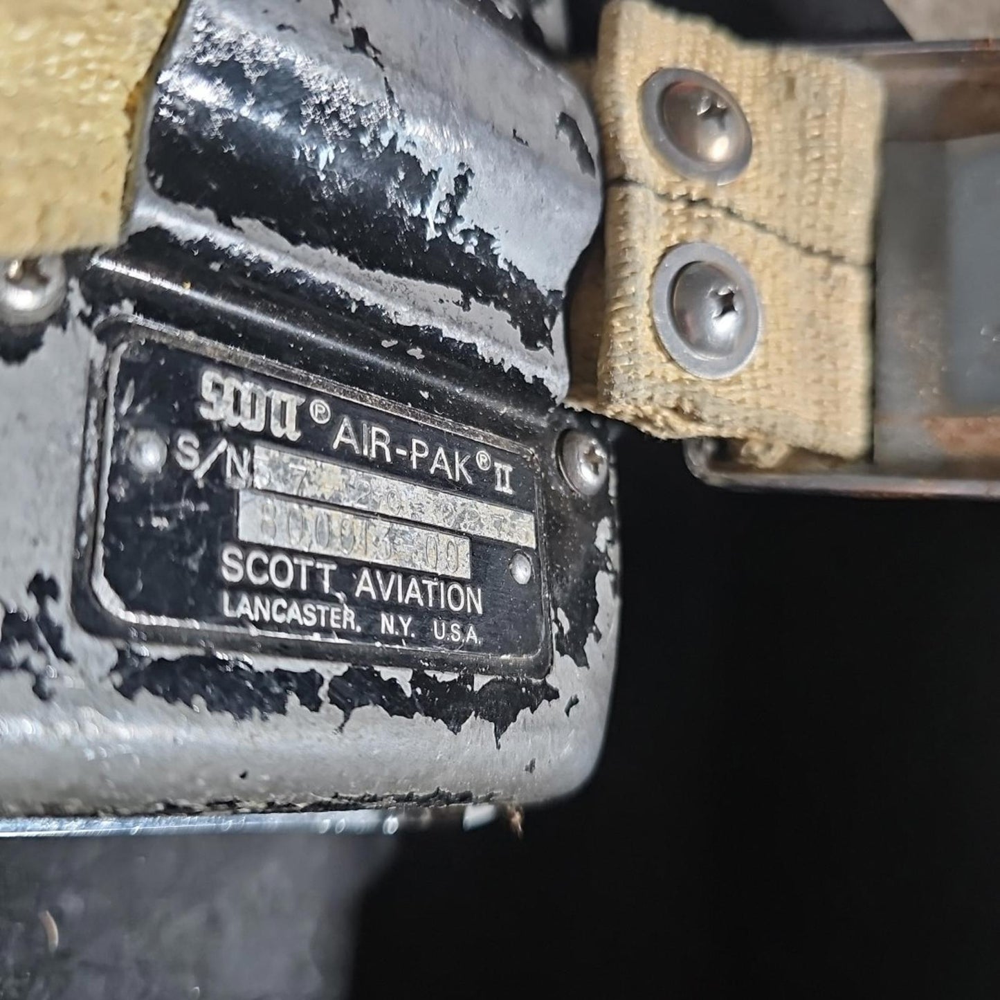 scott air pak II Pressur Pak II USA MADE Holds Air DECOMMISSIONED FIRE GEAR