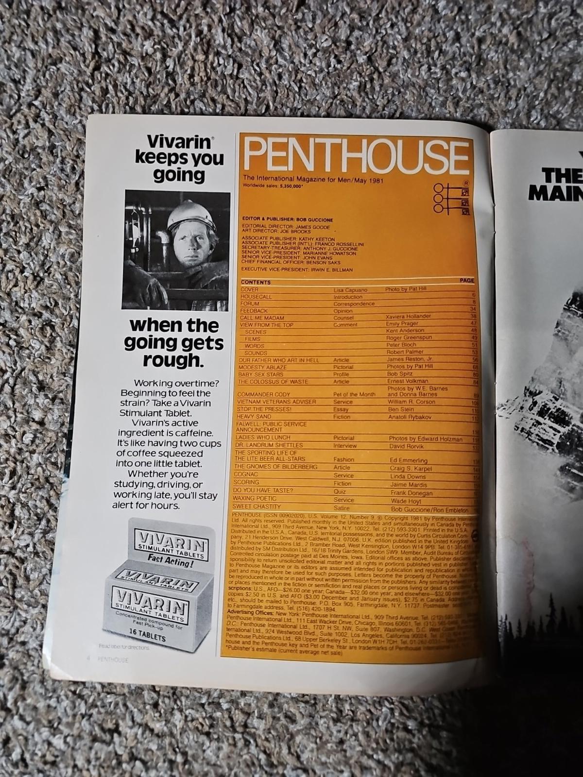 Penthouse Magazine May 1981 Lisa Capuano Jonestown