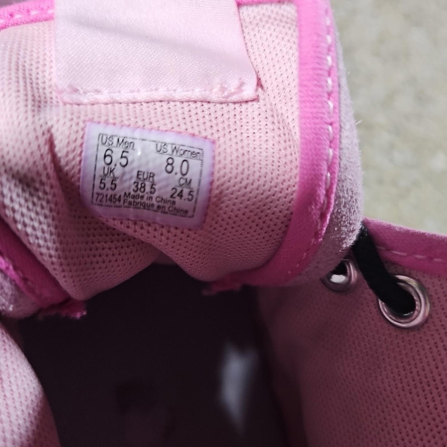 Vans SK8 Hi Sentry Waffle Cup Women 8 Pink 721454 Ultra Cush