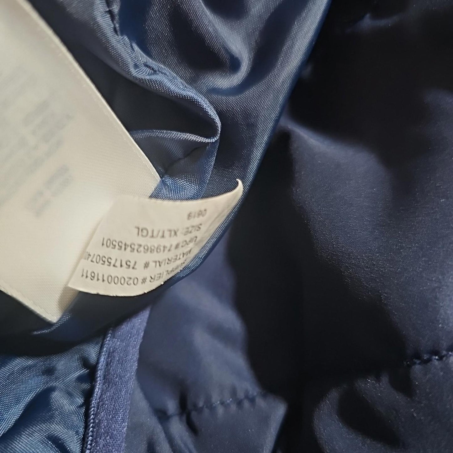 Chaps XLT Blue Puffer Vest