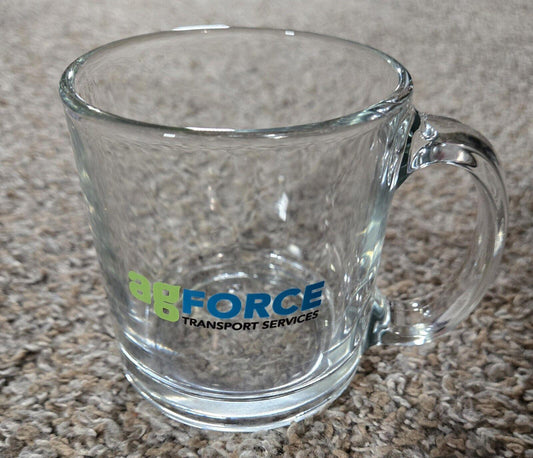 ag Force Transport Services Glass Coffee Mug