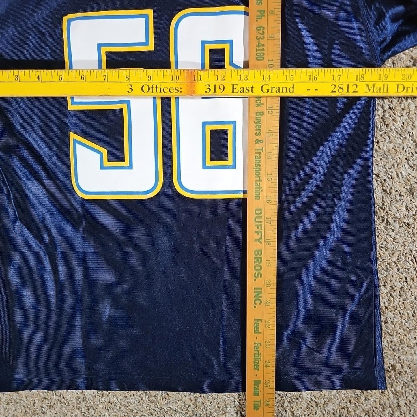 San Diego Los Angeles Chargers MERRIMAN #56 Jersey L14-16
