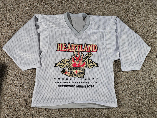 K1 Heartland Hockey Camps Reversible Jersey White Gray