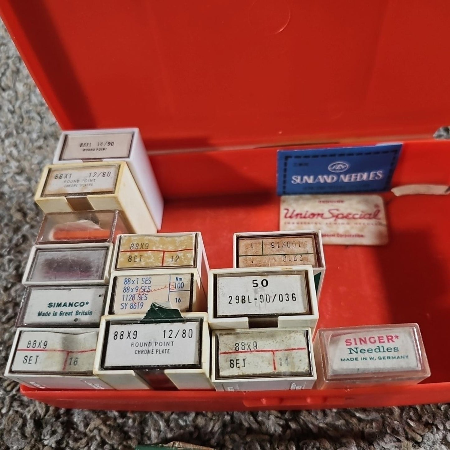 Vintage Sewing Needles Set Singer Schmetz ACME W. Germany