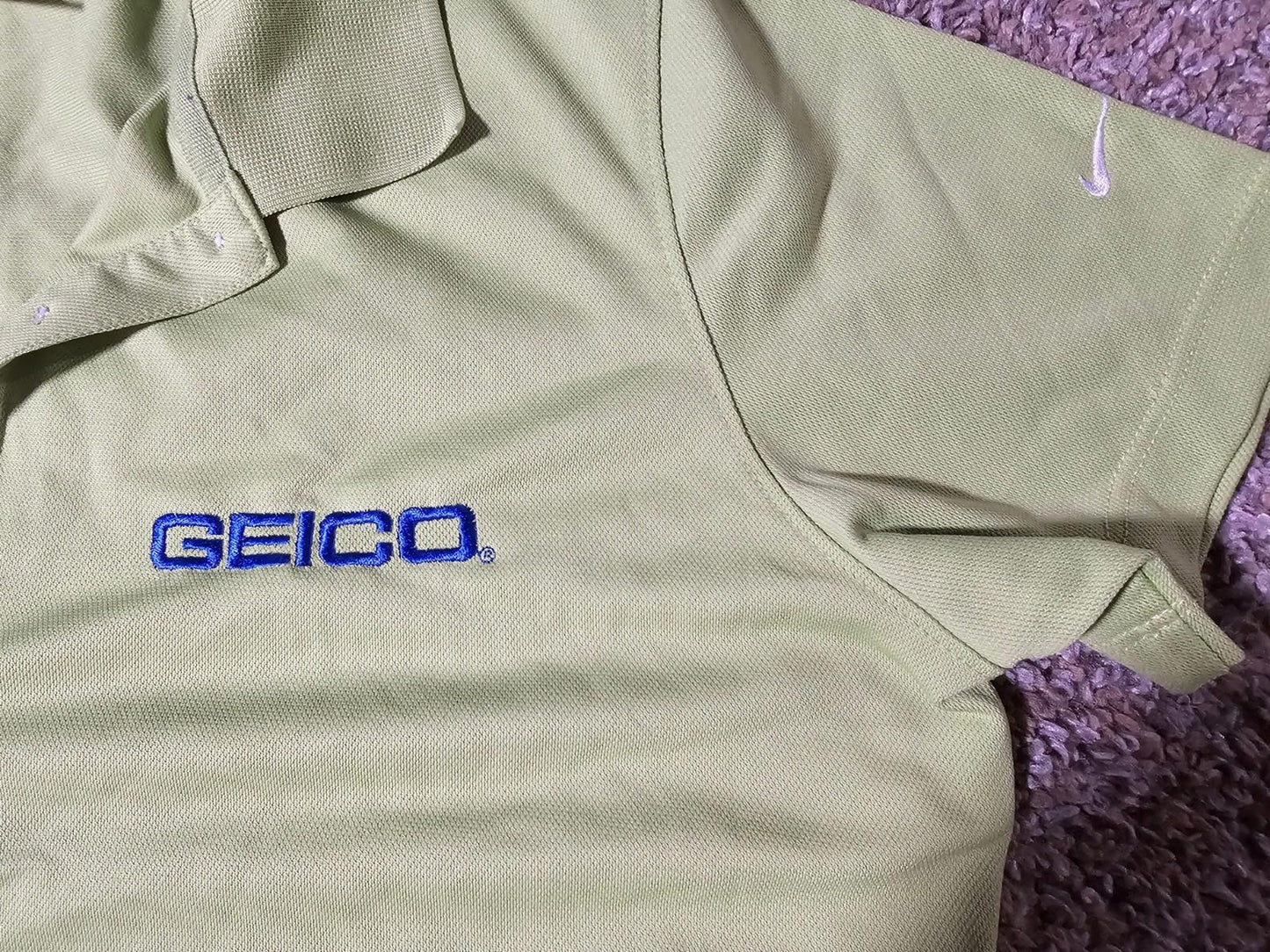 Nike Golf Green Polo Shirt Fit Dry Women Size M(8-10)