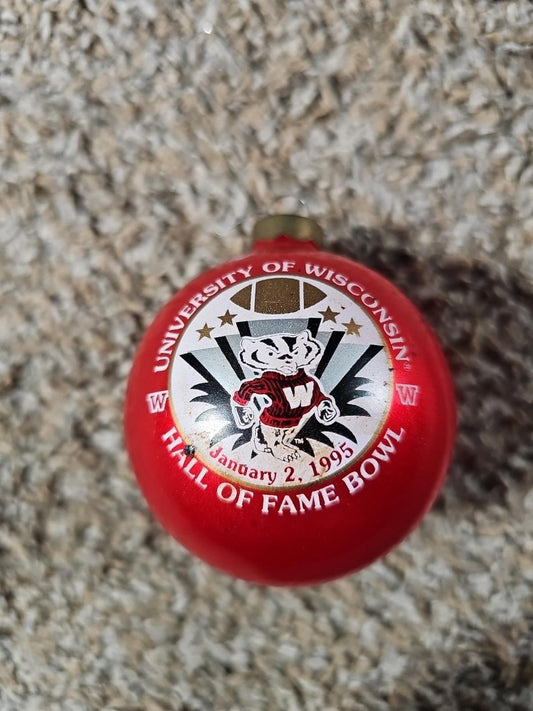 University Of Wisconsin Hall Of Fame Bowl 1995 Ornament