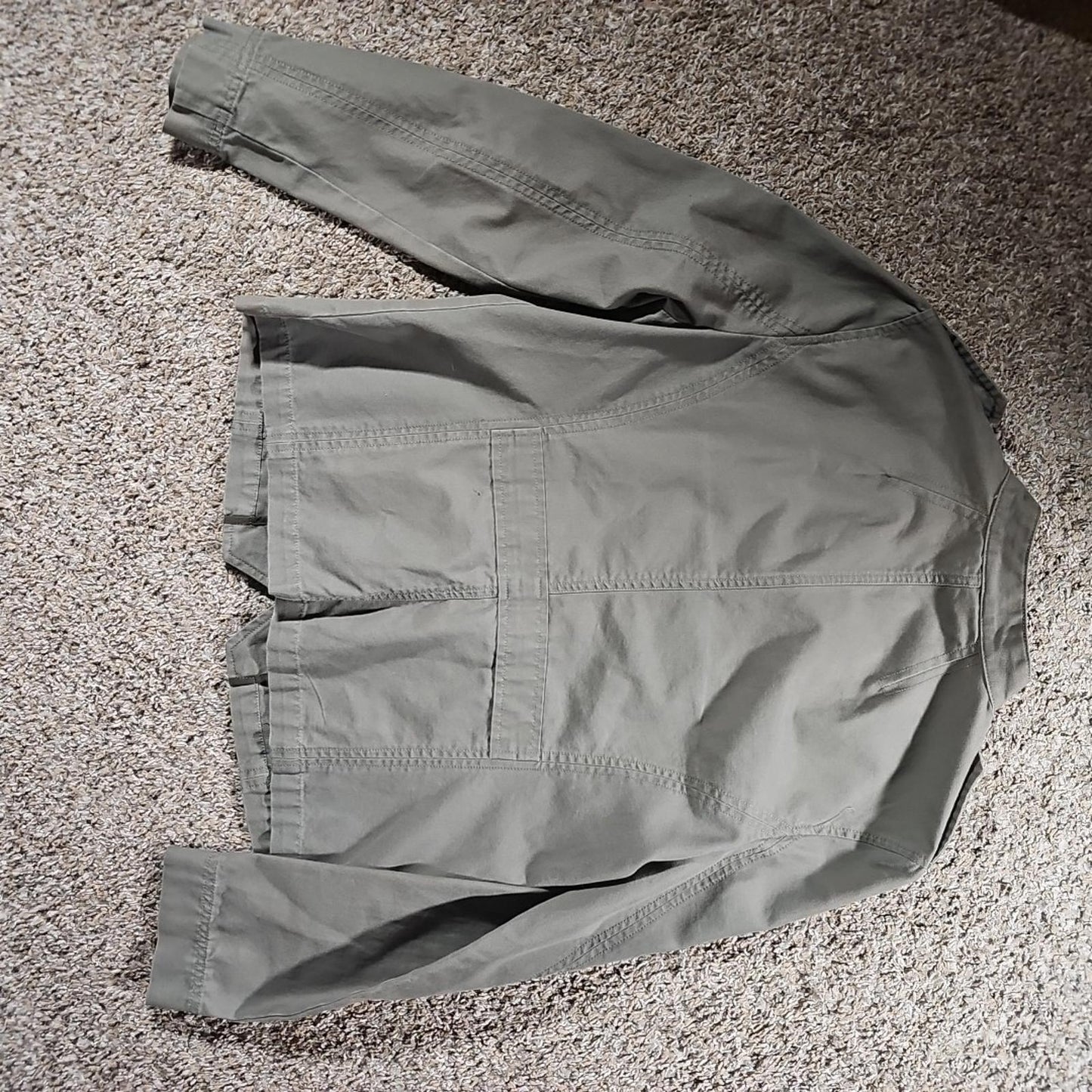 Sonoma L Green Button Up Army Style Jacket