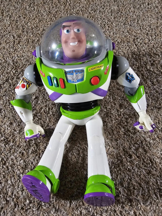Disney Store Toy Story Buzz Lightyear London 12" Tested DAMAGE