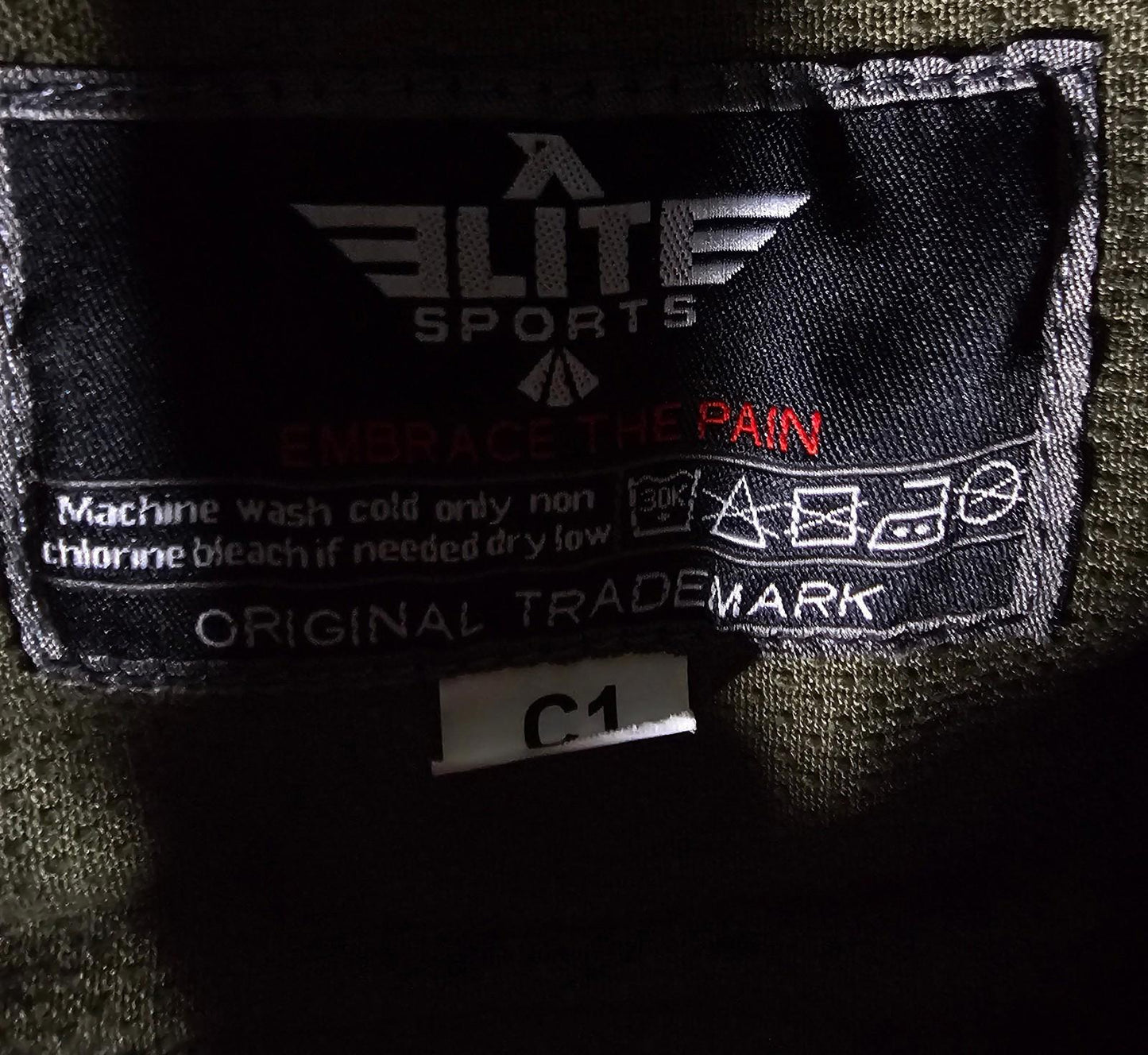 Elite Sports Gi Youth C1 Jiu Jitsu Martial Arts Belt Patches