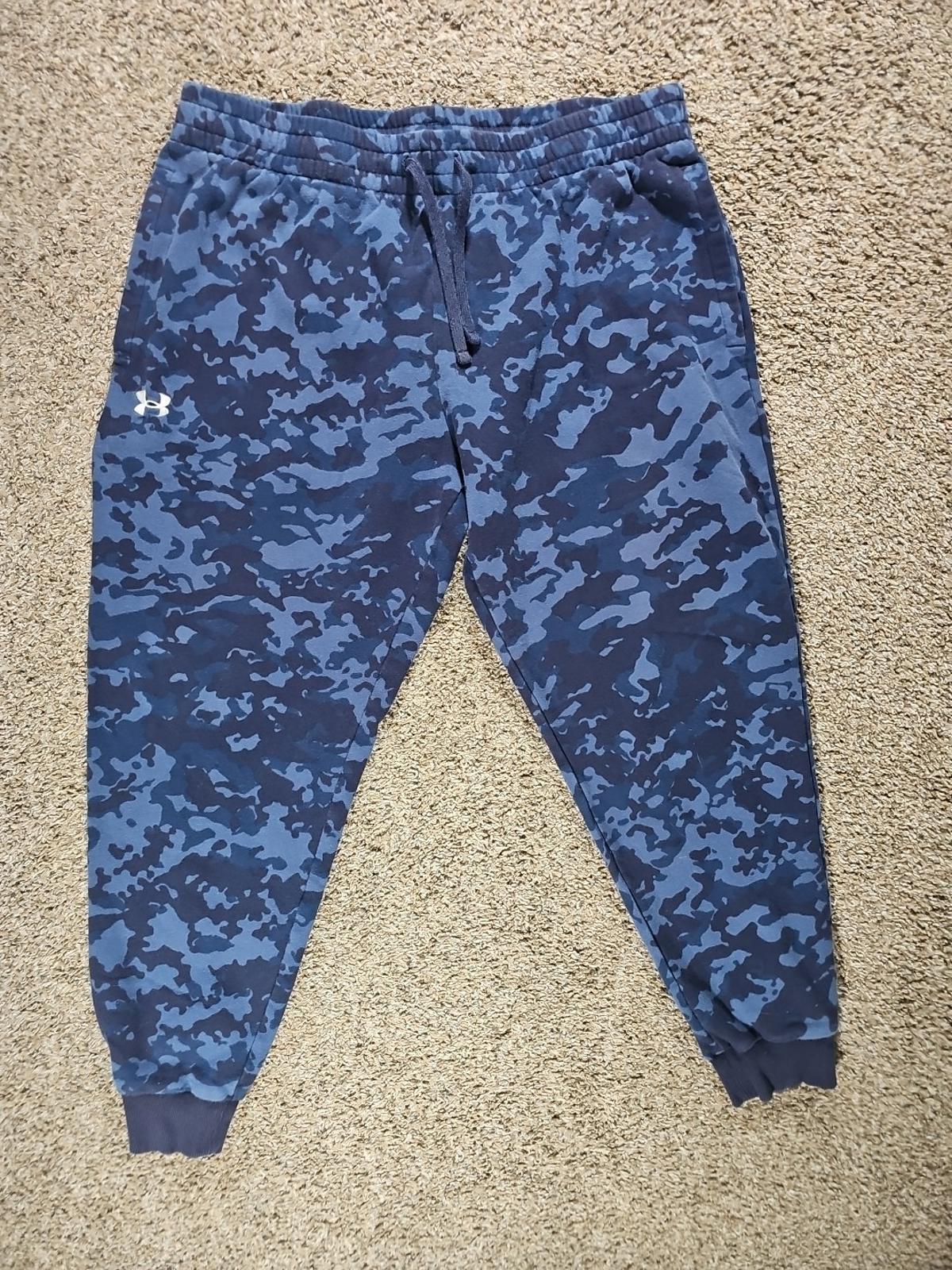 Under Armour XXL blue Camo Sweat Pants