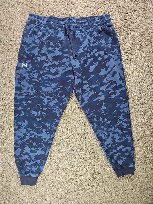 Under Armour XXL blue Camo Sweat Pants