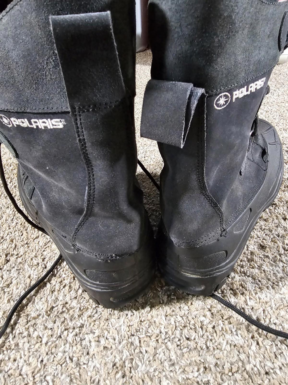 Pure Polaris Mens Snow Boots Sz 12 Black Winter ThermoLite