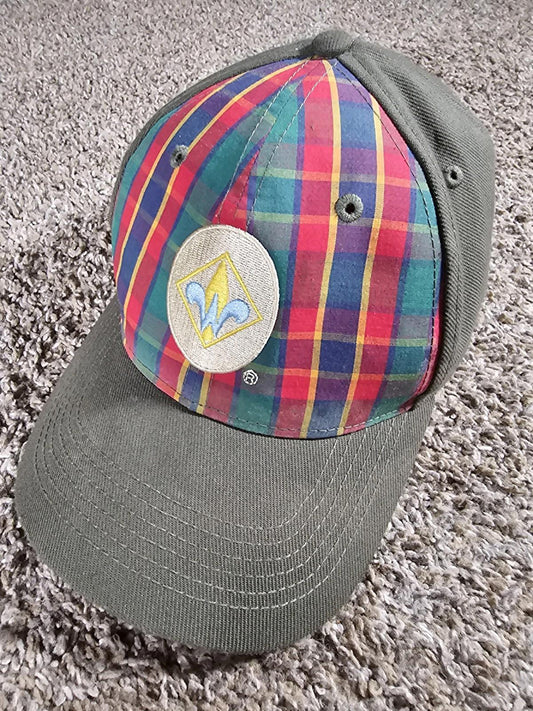 Boy Scouts Of America Webelos Fitted Plaid Hat Size M/L