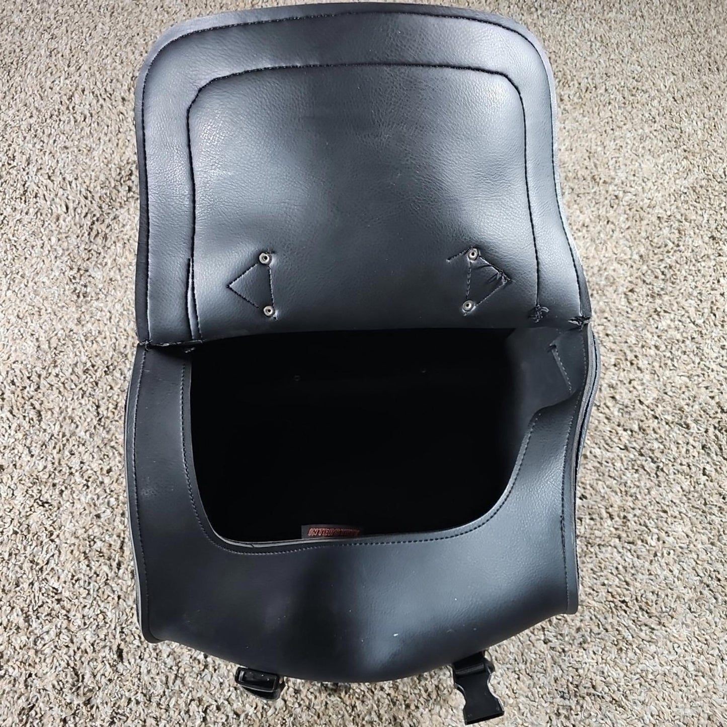 stateline interstate Heavy Leather Motorcycle Scooter bag