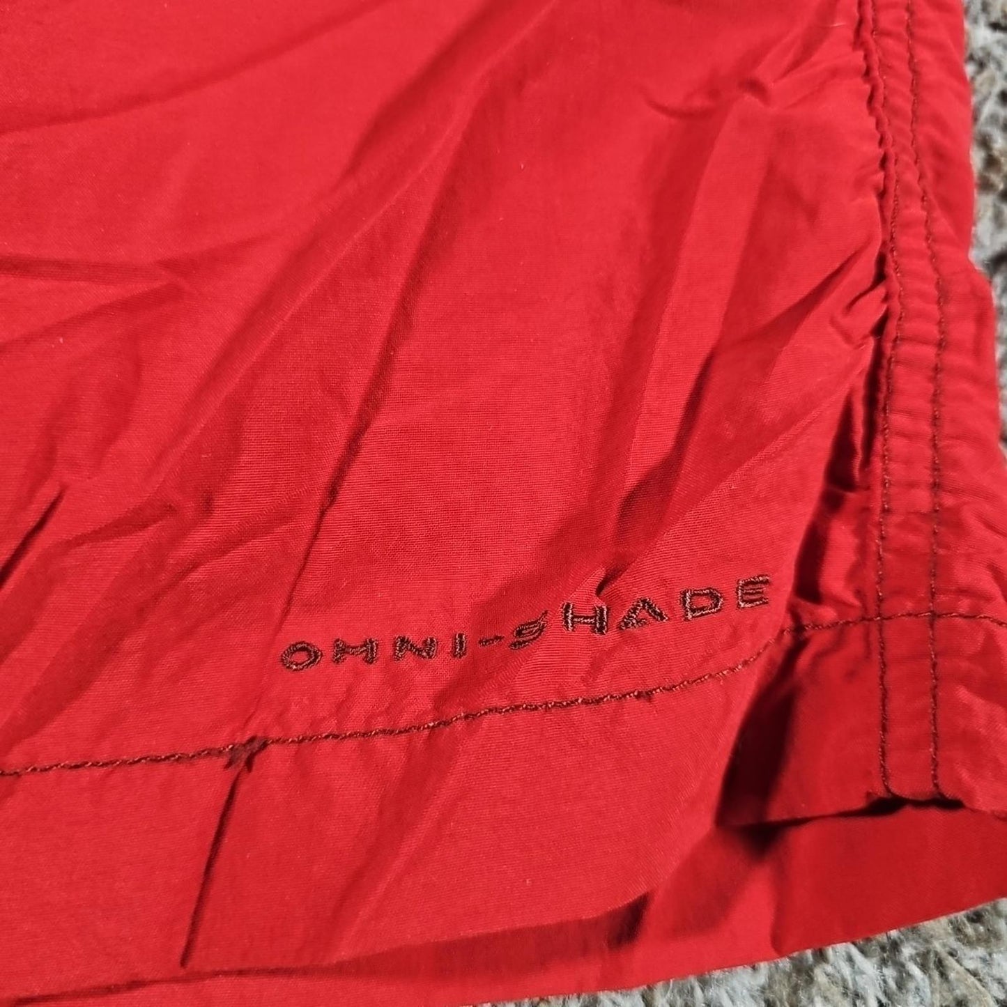 Columbia Omnishade 3X Belted Red Shorts