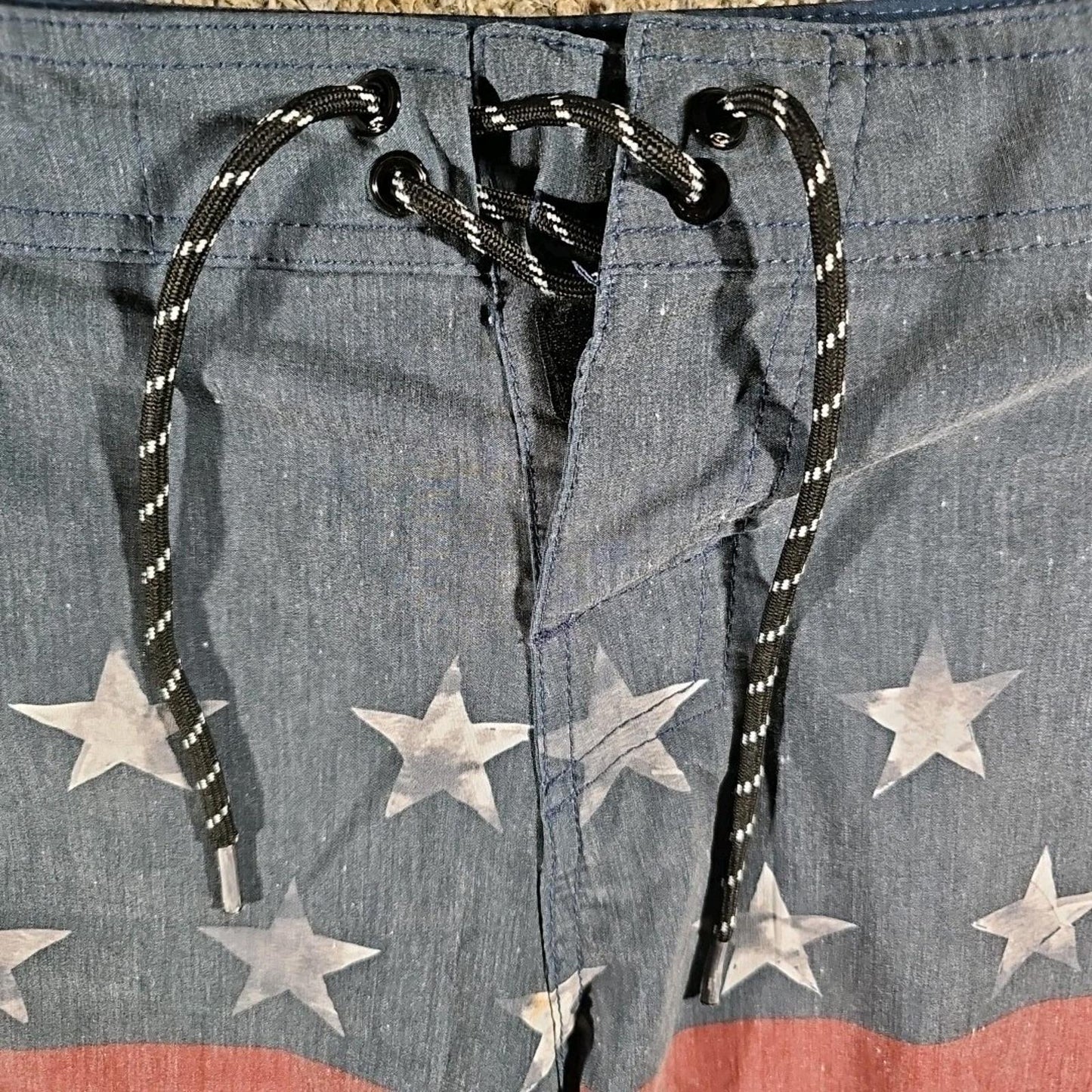 O'Neill American Flag Sz 30 Swim Trunks Board Shorts